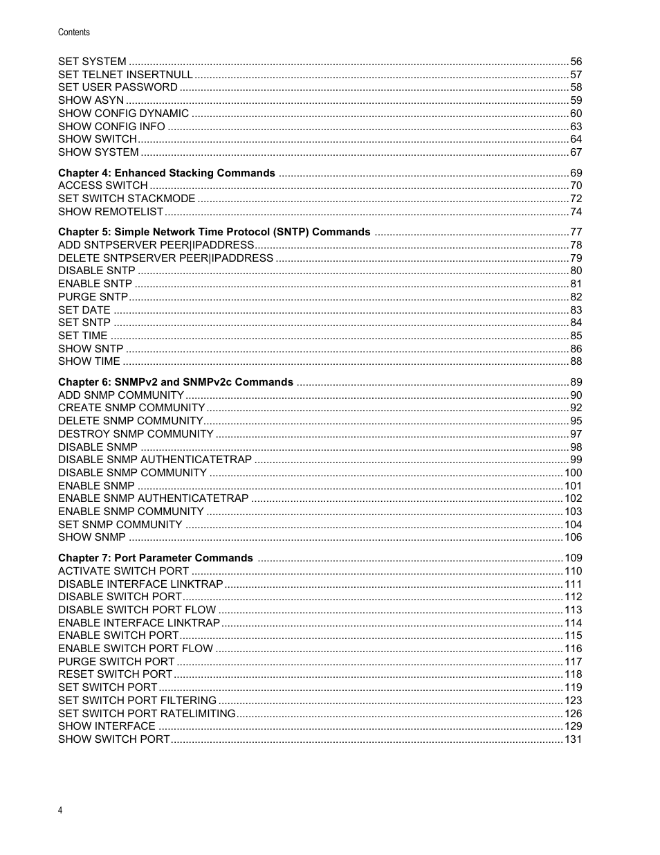 Allied Telesis AT-S63 User Manual | Page 4 / 718