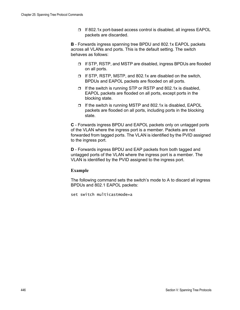 Allied Telesis AT-S63 User Manual | Page 446 / 718