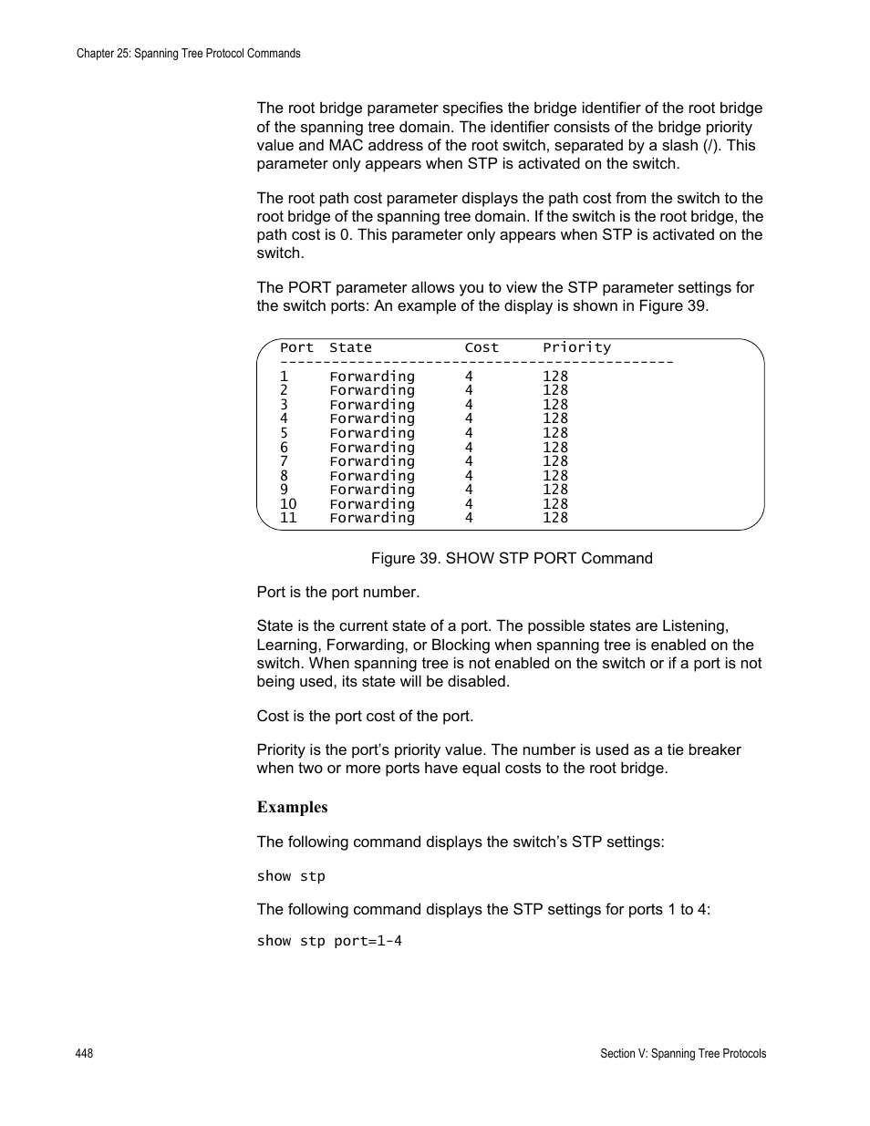 Allied Telesis AT-S63 User Manual | Page 448 / 718