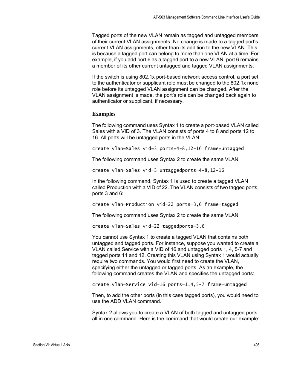 Allied Telesis AT-S63 User Manual | Page 495 / 718