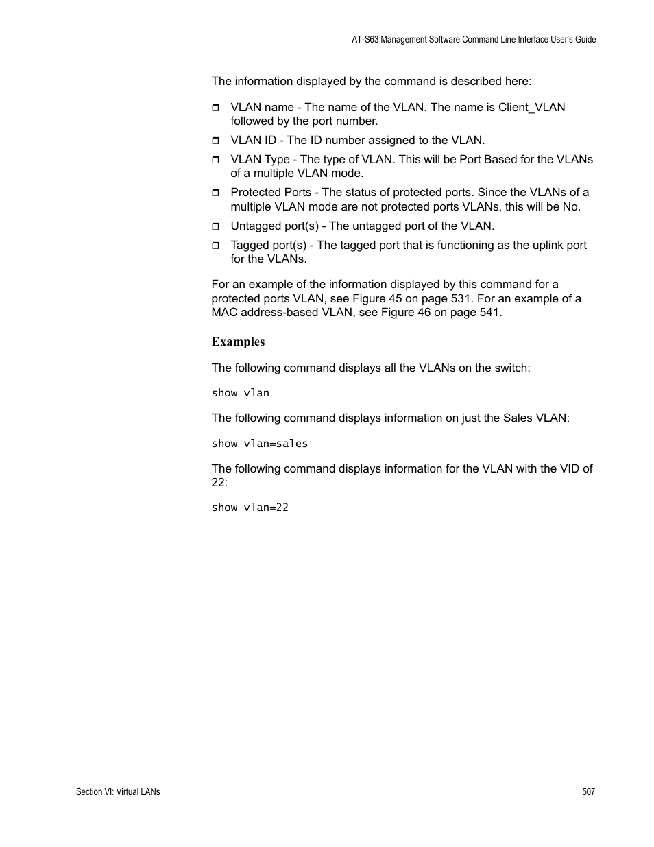 Allied Telesis AT-S63 User Manual | Page 507 / 718