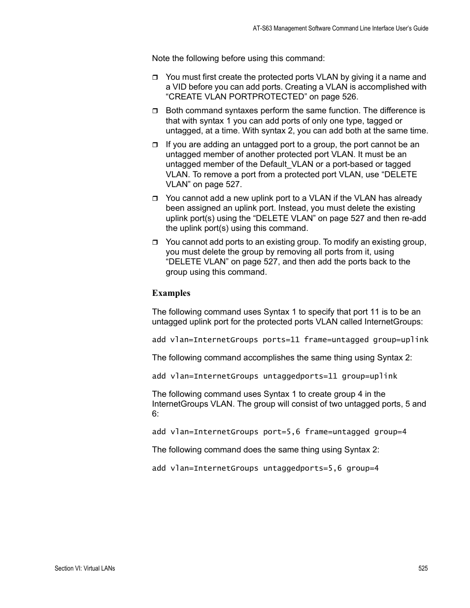 Allied Telesis AT-S63 User Manual | Page 525 / 718