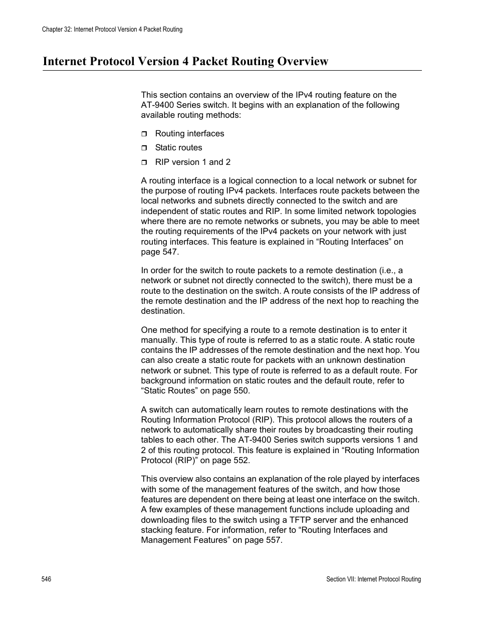 Allied Telesis AT-S63 User Manual | Page 546 / 718