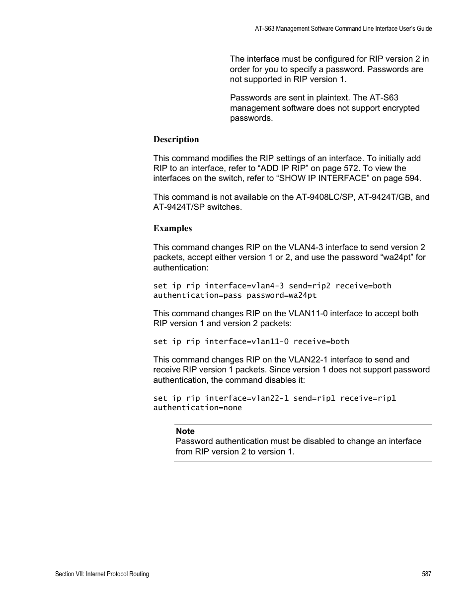 Allied Telesis AT-S63 User Manual | Page 587 / 718