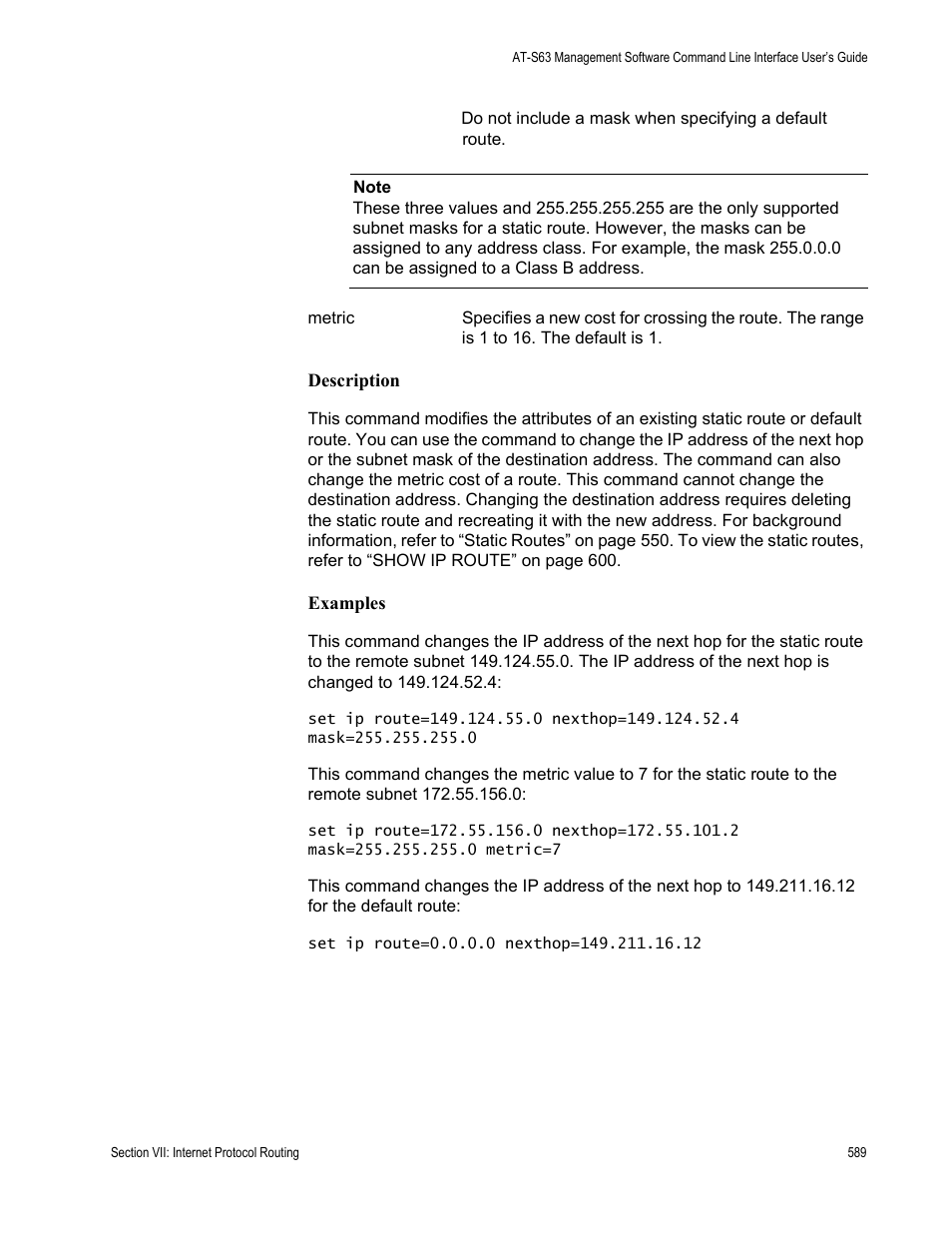 Allied Telesis AT-S63 User Manual | Page 589 / 718