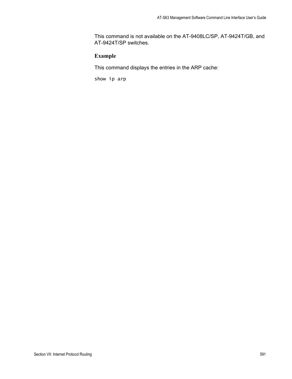 Allied Telesis AT-S63 User Manual | Page 591 / 718