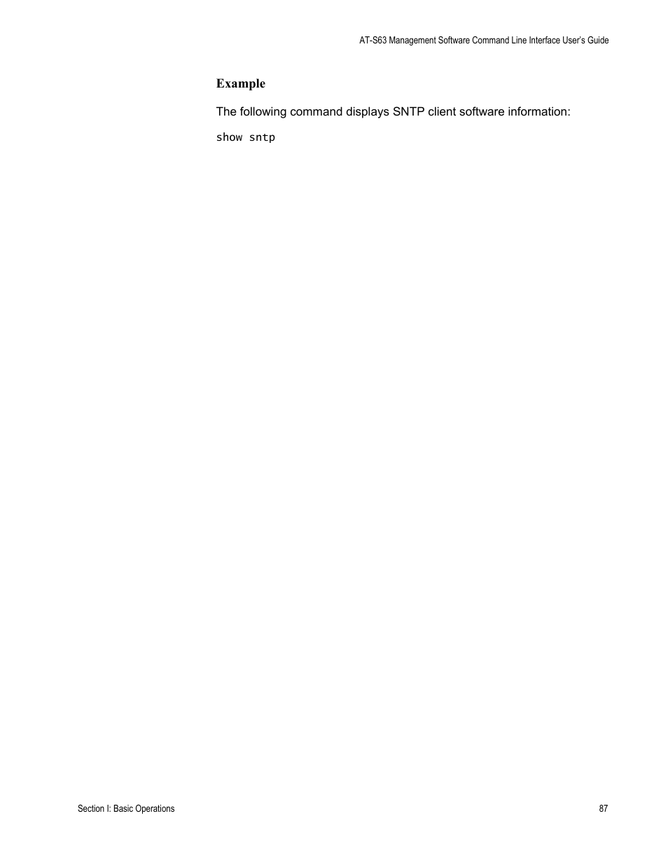 Allied Telesis AT-S63 User Manual | Page 87 / 718