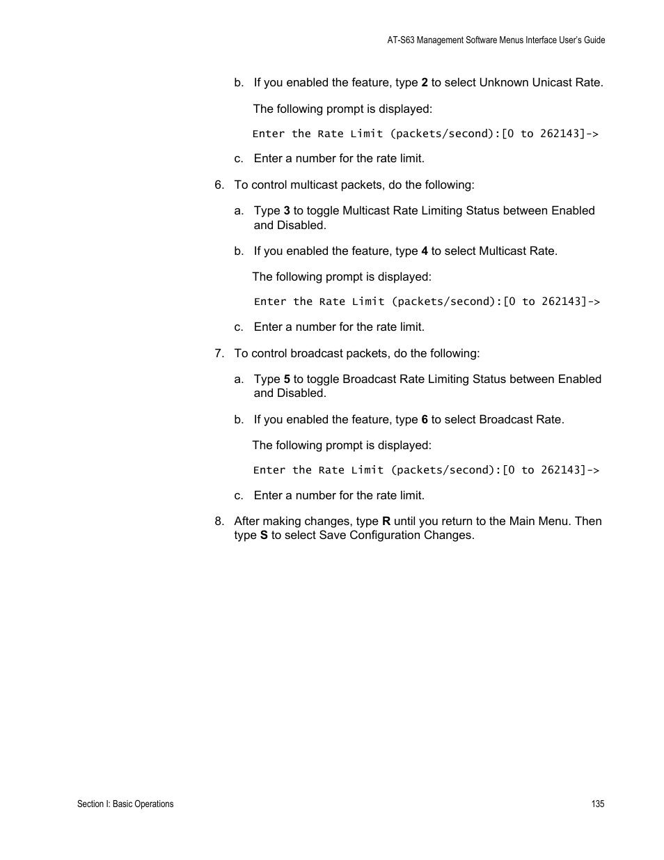 Allied Telesis AT-S63 User Manual | Page 135 / 944