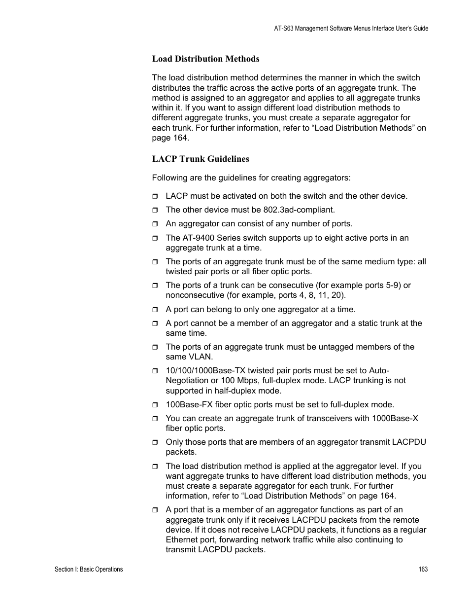 Allied Telesis AT-S63 User Manual | Page 163 / 944