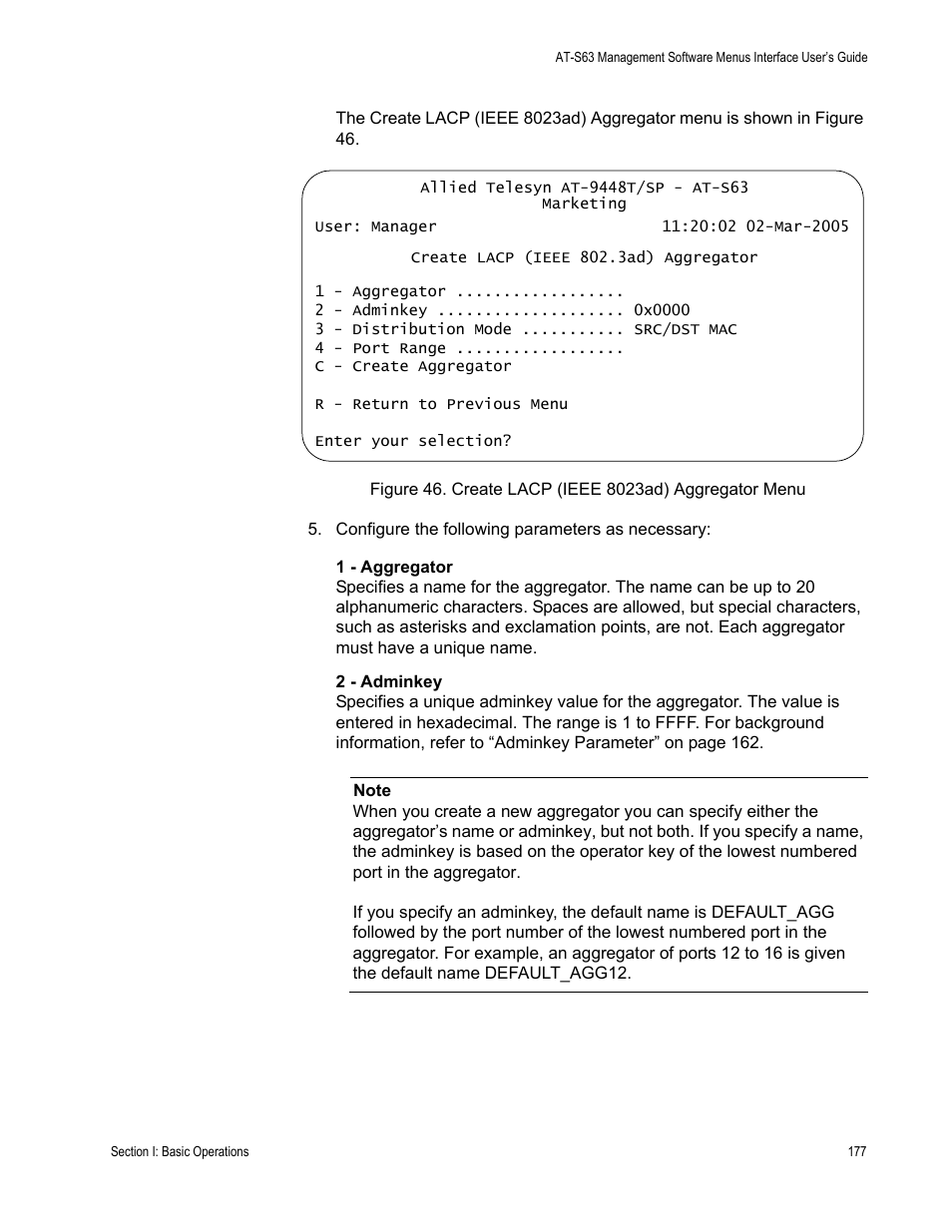 Allied Telesis AT-S63 User Manual | Page 177 / 944