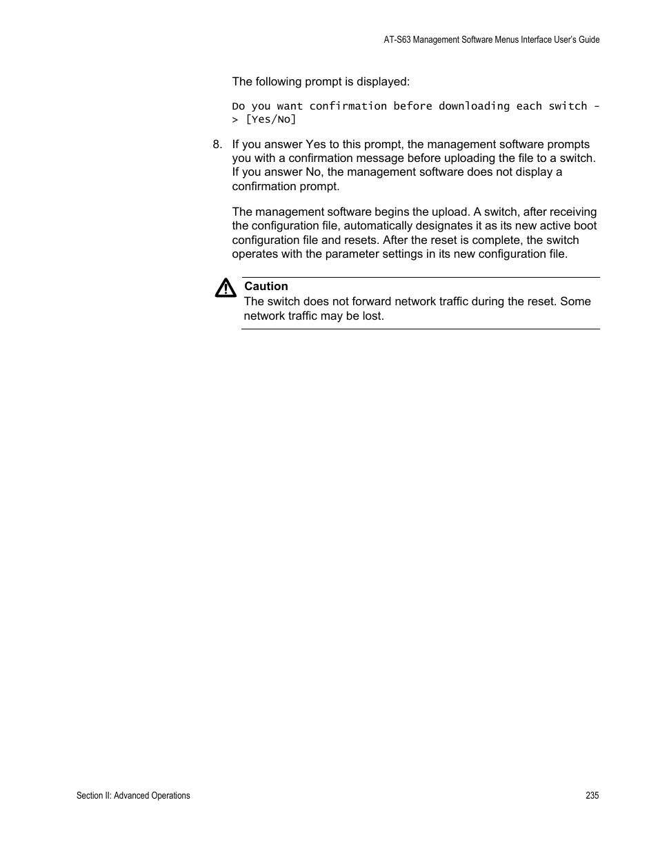 Allied Telesis AT-S63 User Manual | Page 235 / 944