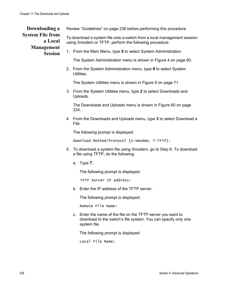 Allied Telesis AT-S63 User Manual | Page 238 / 944