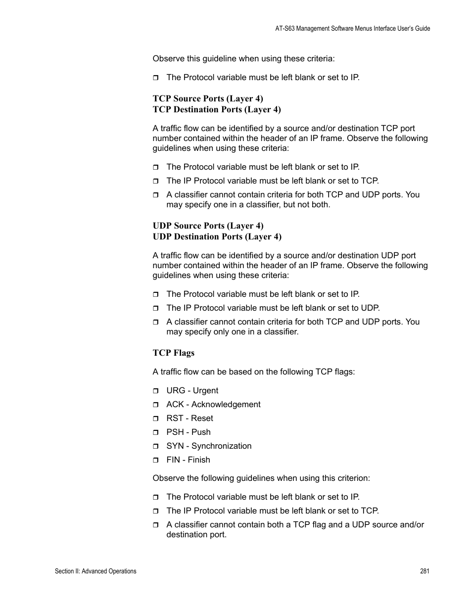 Allied Telesis AT-S63 User Manual | Page 281 / 944