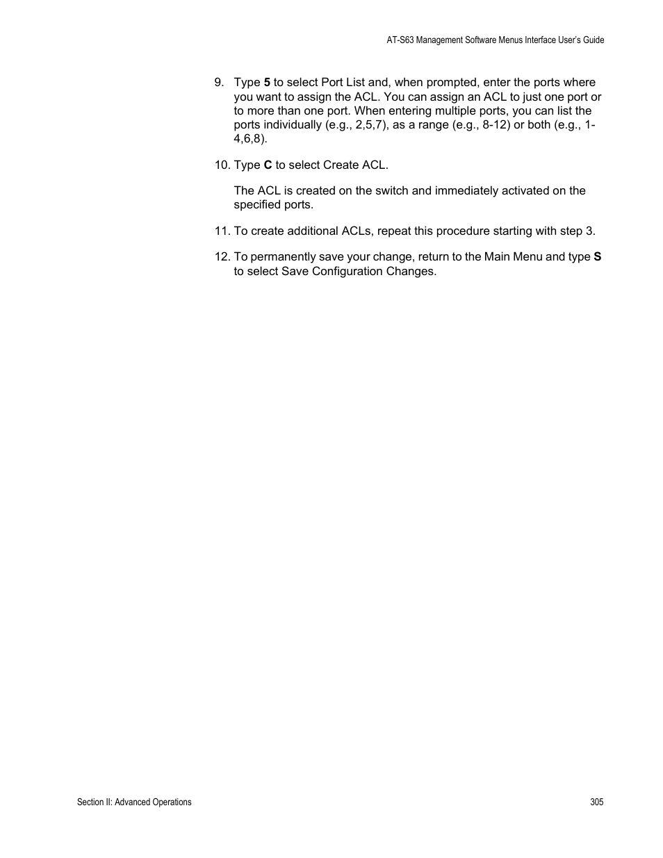 Allied Telesis AT-S63 User Manual | Page 305 / 944