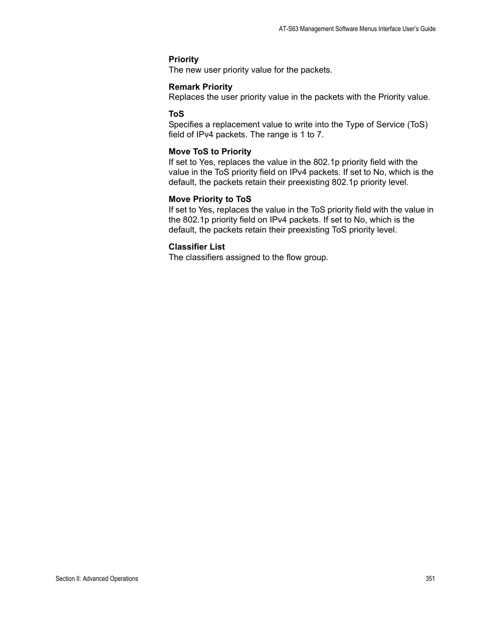 Allied Telesis AT-S63 User Manual | Page 351 / 944