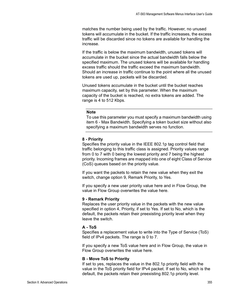 Allied Telesis AT-S63 User Manual | Page 355 / 944