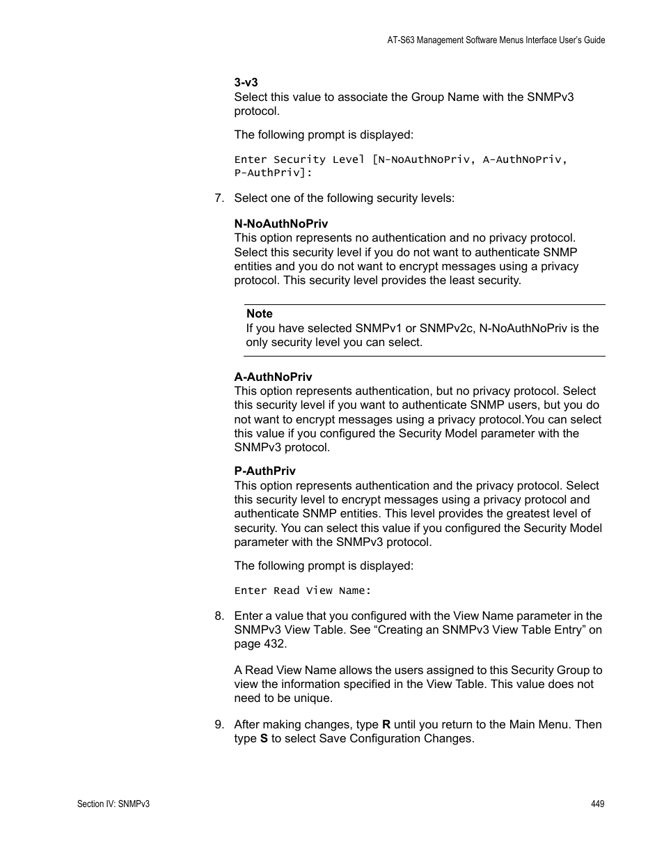 Allied Telesis AT-S63 User Manual | Page 449 / 944