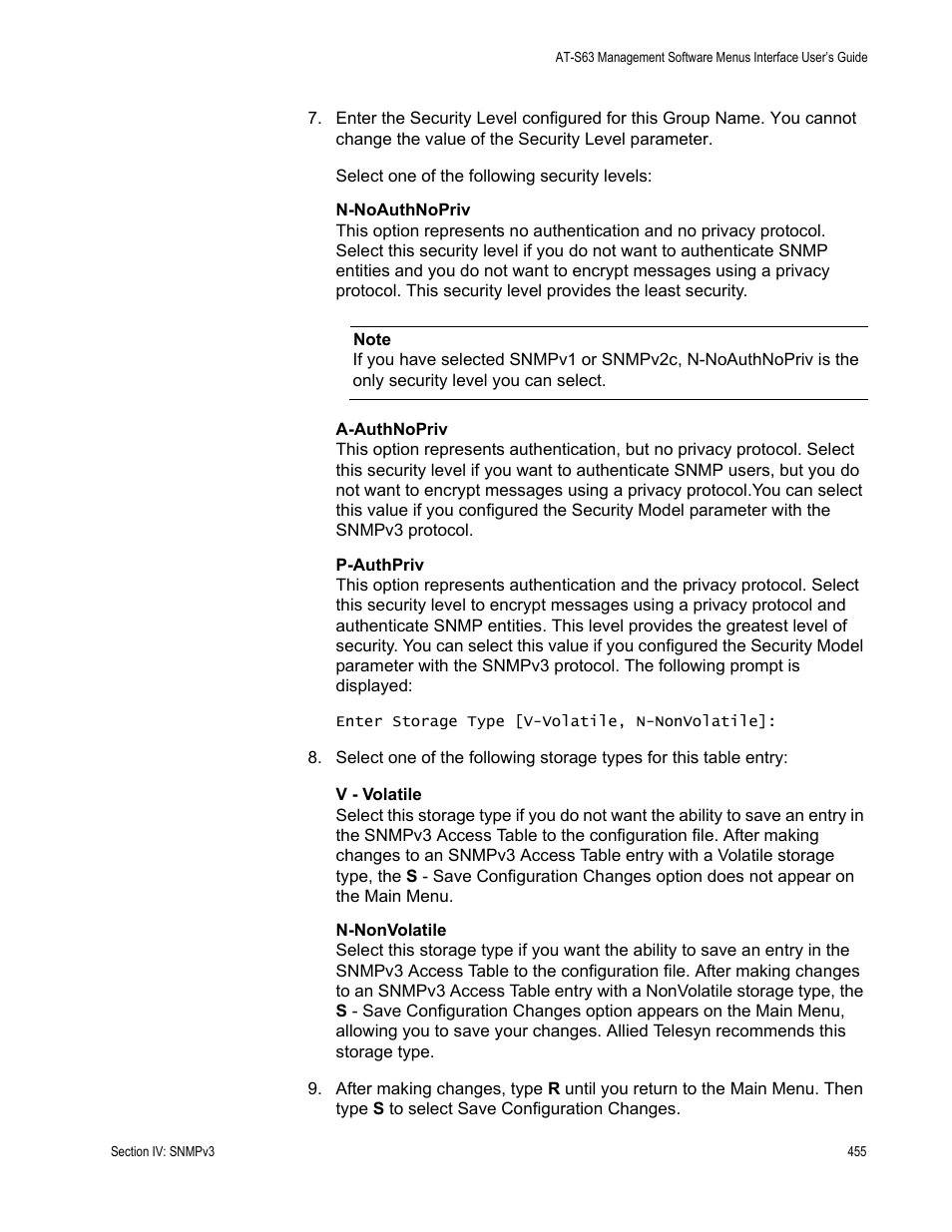 Allied Telesis AT-S63 User Manual | Page 455 / 944