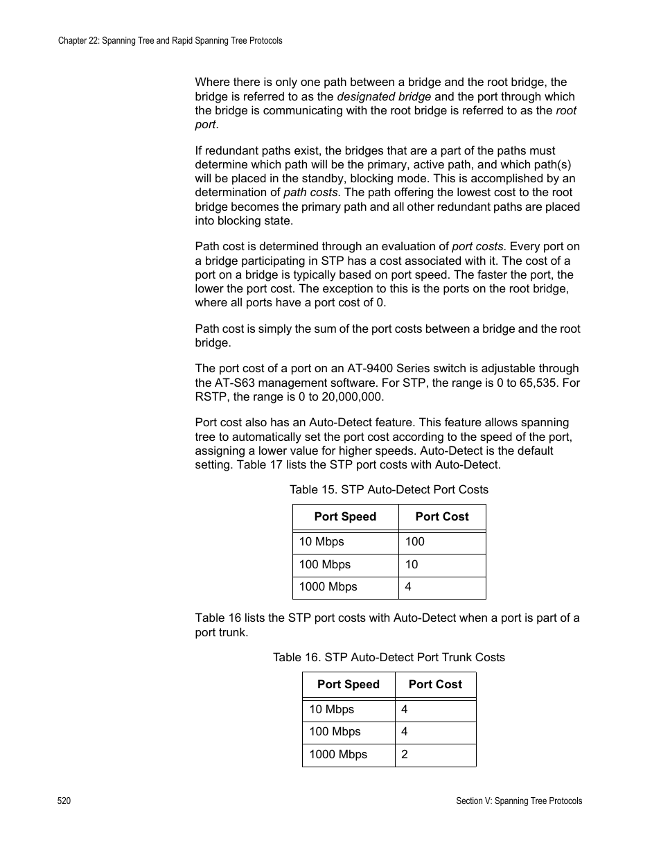 Allied Telesis AT-S63 User Manual | Page 520 / 944