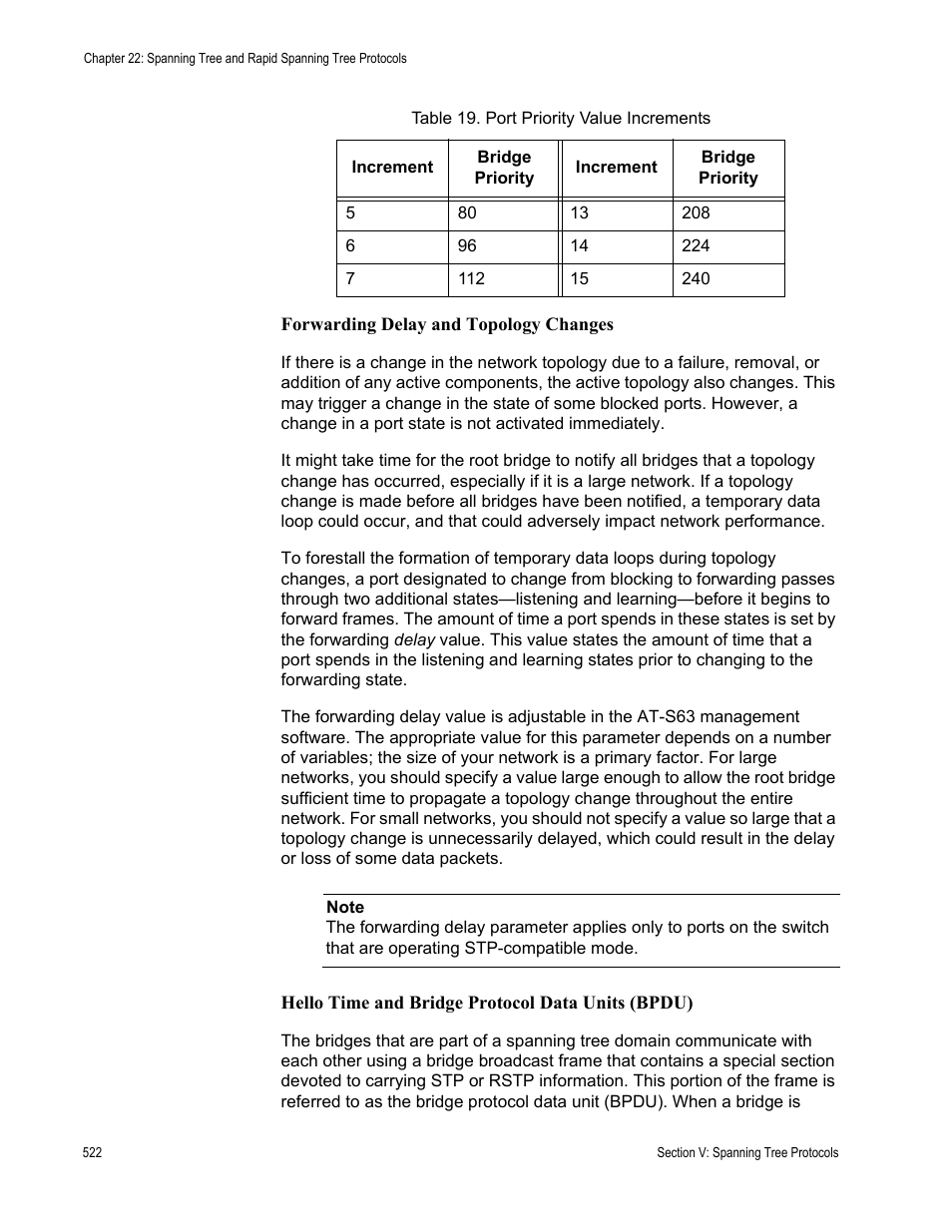 Allied Telesis AT-S63 User Manual | Page 522 / 944