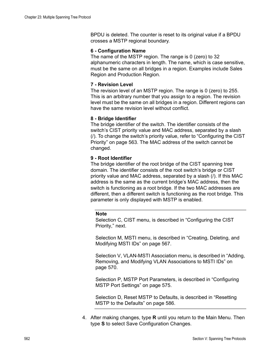 Allied Telesis AT-S63 User Manual | Page 562 / 944