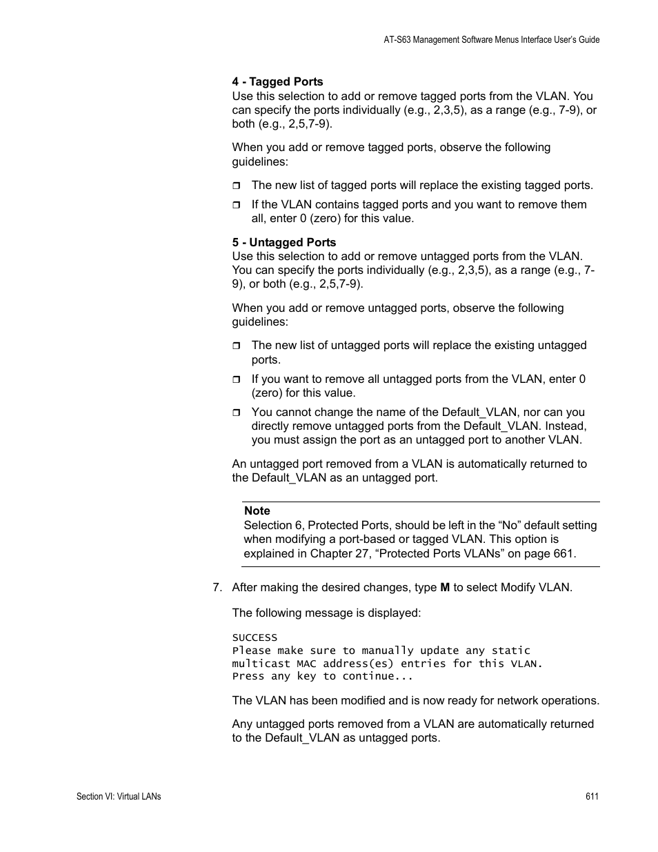 Allied Telesis AT-S63 User Manual | Page 611 / 944