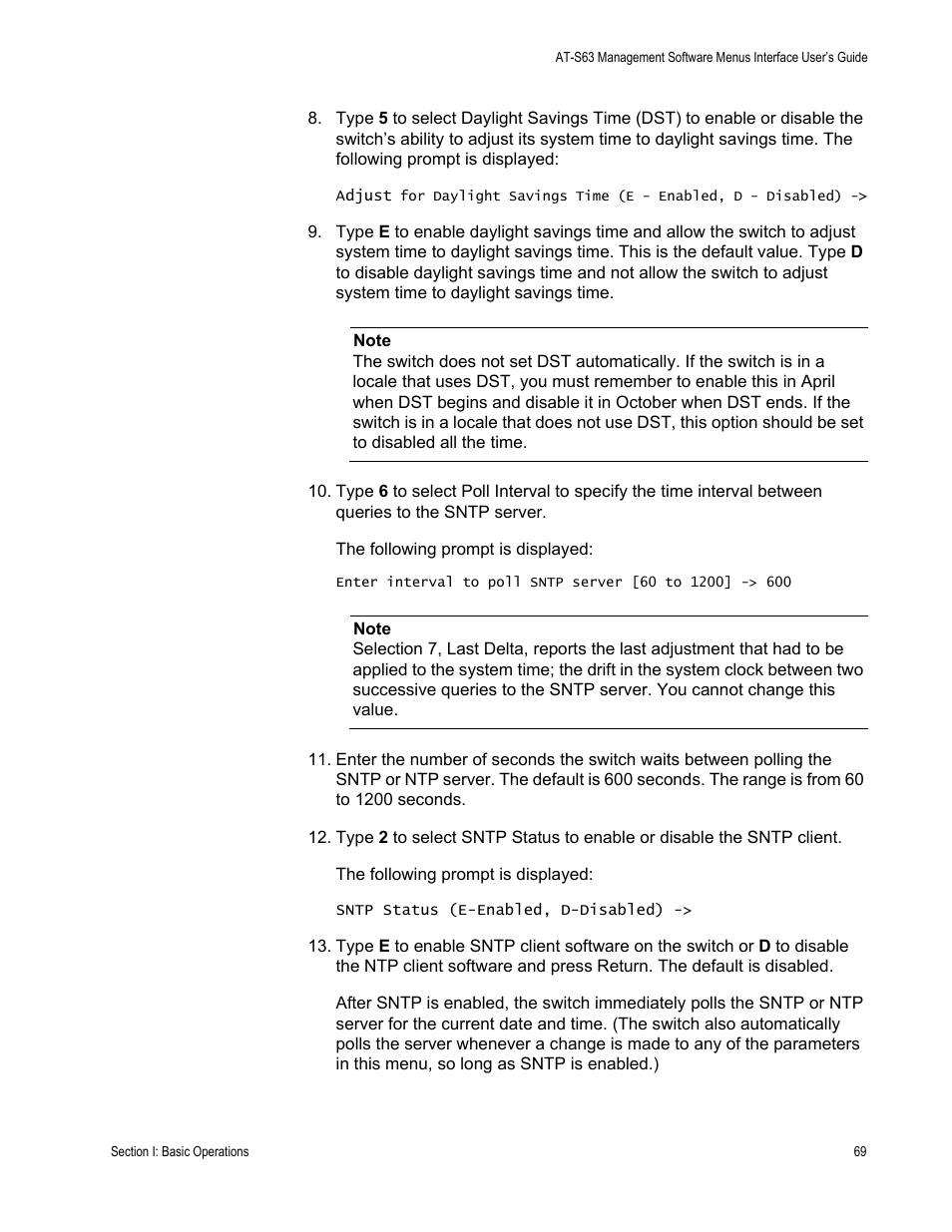 Allied Telesis AT-S63 User Manual | Page 69 / 944