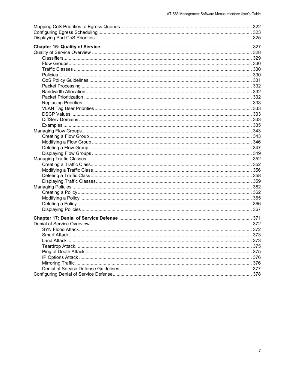 Allied Telesis AT-S63 User Manual | Page 7 / 944