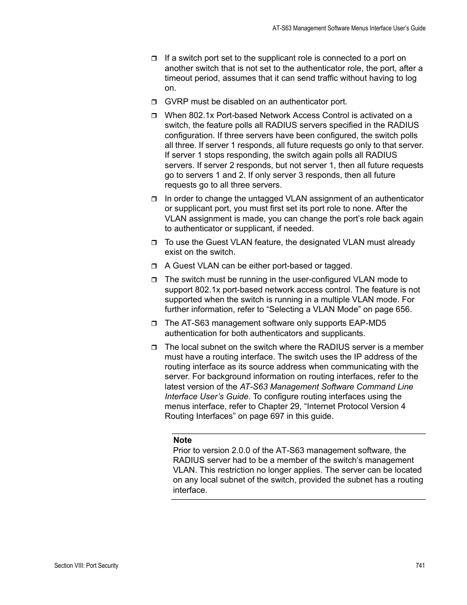 Allied Telesis AT-S63 User Manual | Page 741 / 944