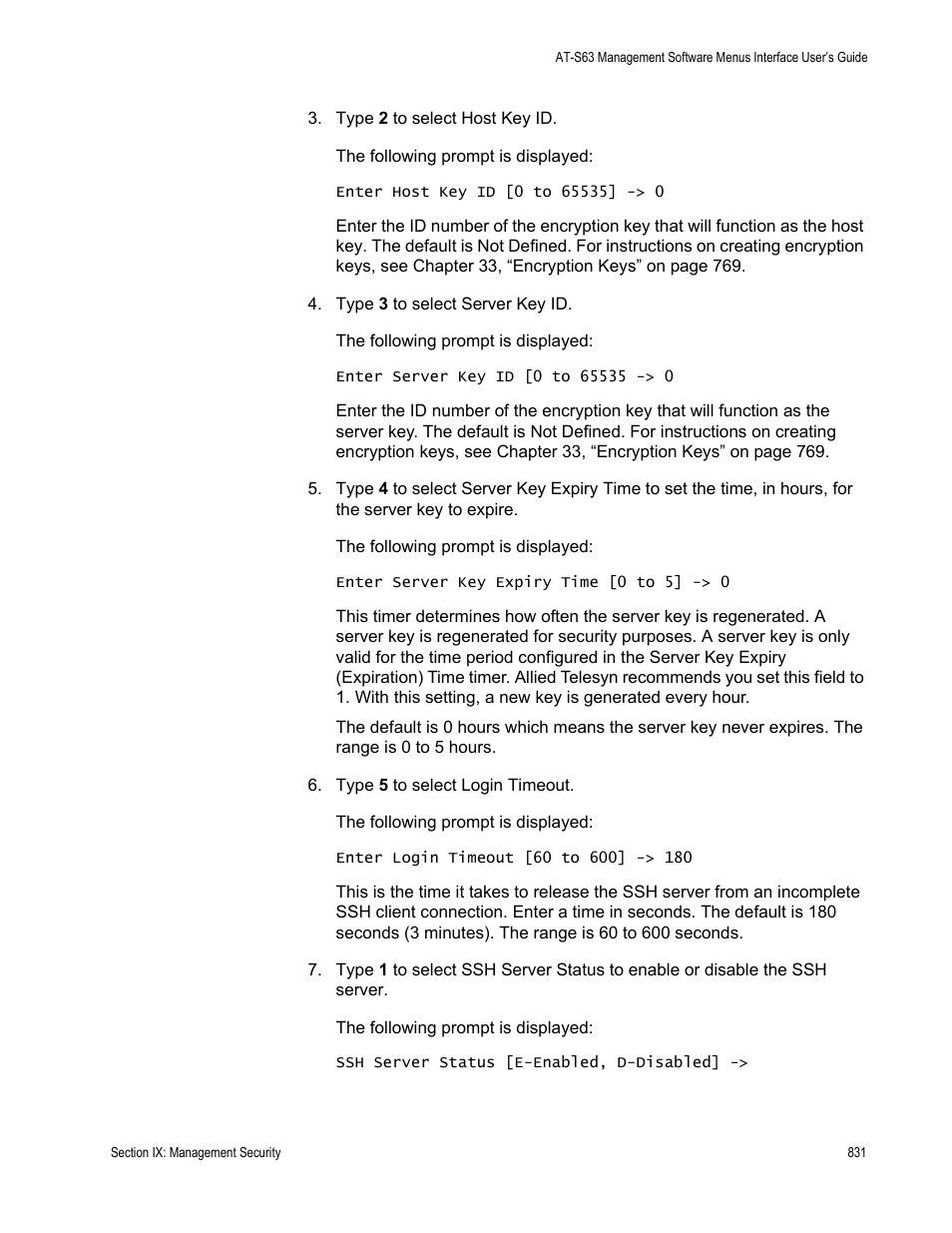 Allied Telesis AT-S63 User Manual | Page 831 / 944