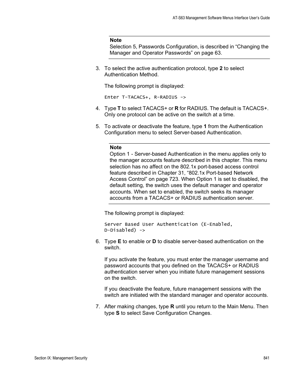 Allied Telesis AT-S63 User Manual | Page 841 / 944