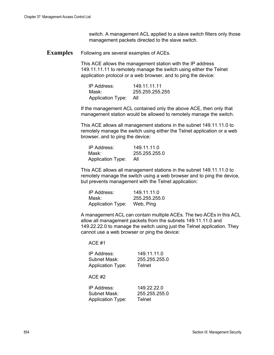 Examples | Allied Telesis AT-S63 User Manual | Page 854 / 944
