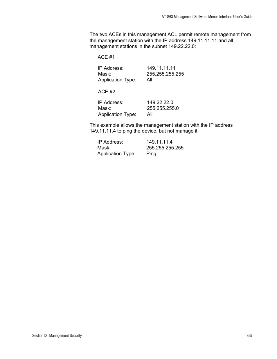 Allied Telesis AT-S63 User Manual | Page 855 / 944