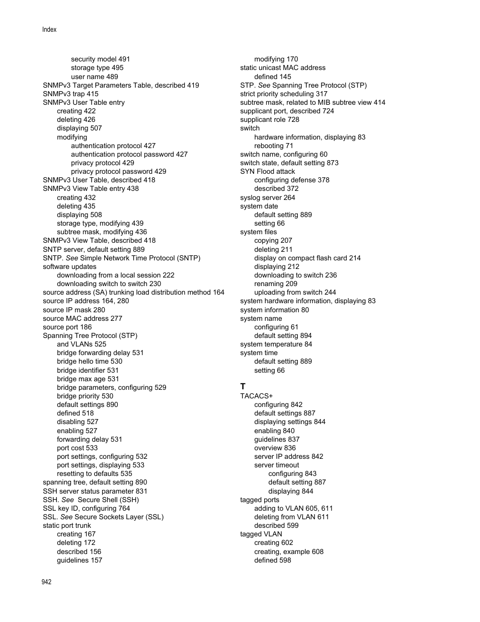 Allied Telesis AT-S63 User Manual | Page 942 / 944