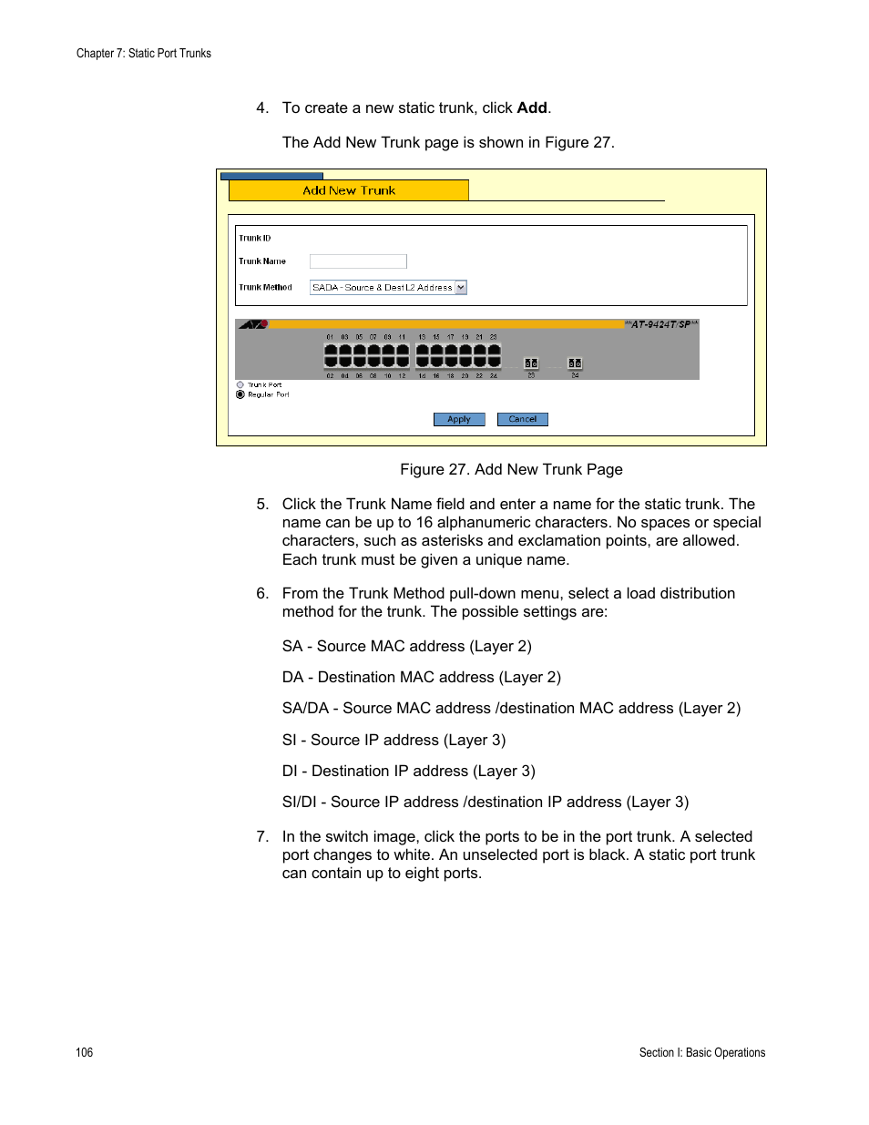 Allied Telesis AT-S63 User Manual | Page 106 / 430