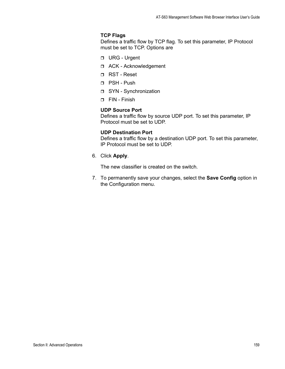 Allied Telesis AT-S63 User Manual | Page 159 / 430