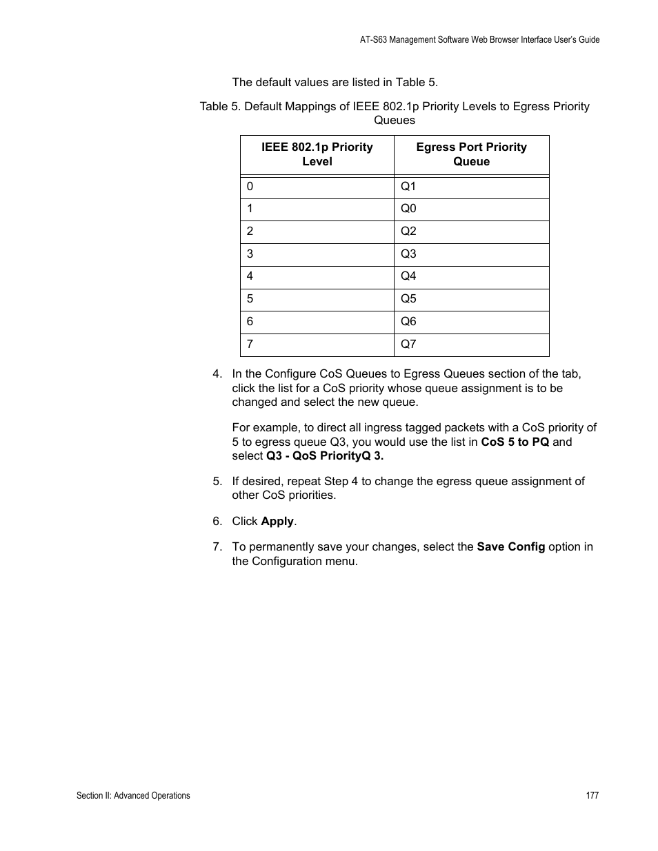 Allied Telesis AT-S63 User Manual | Page 177 / 430