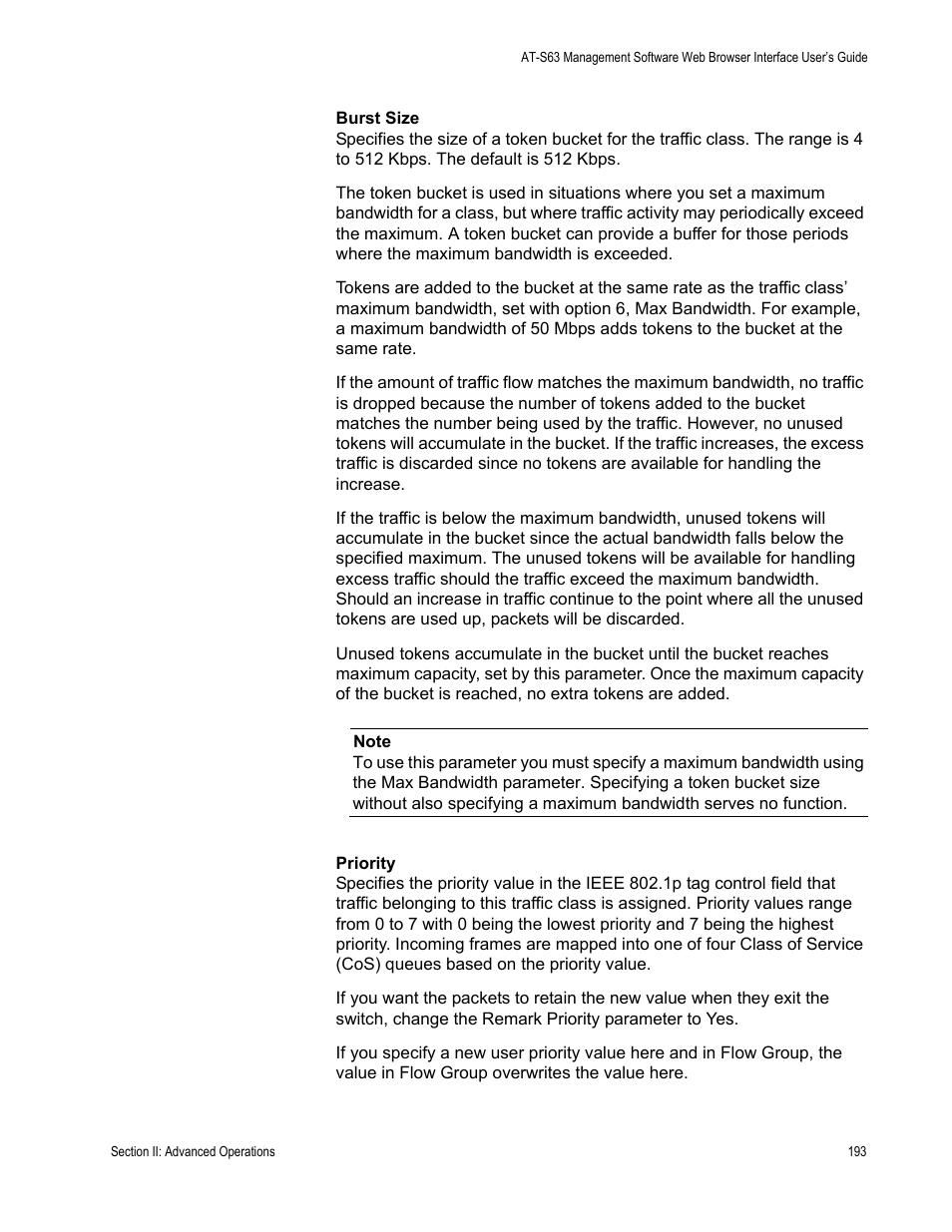 Allied Telesis AT-S63 User Manual | Page 193 / 430