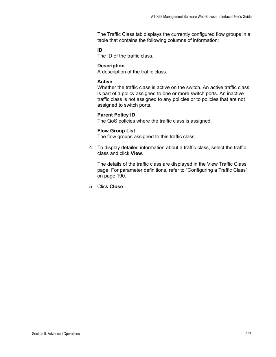 Allied Telesis AT-S63 User Manual | Page 197 / 430