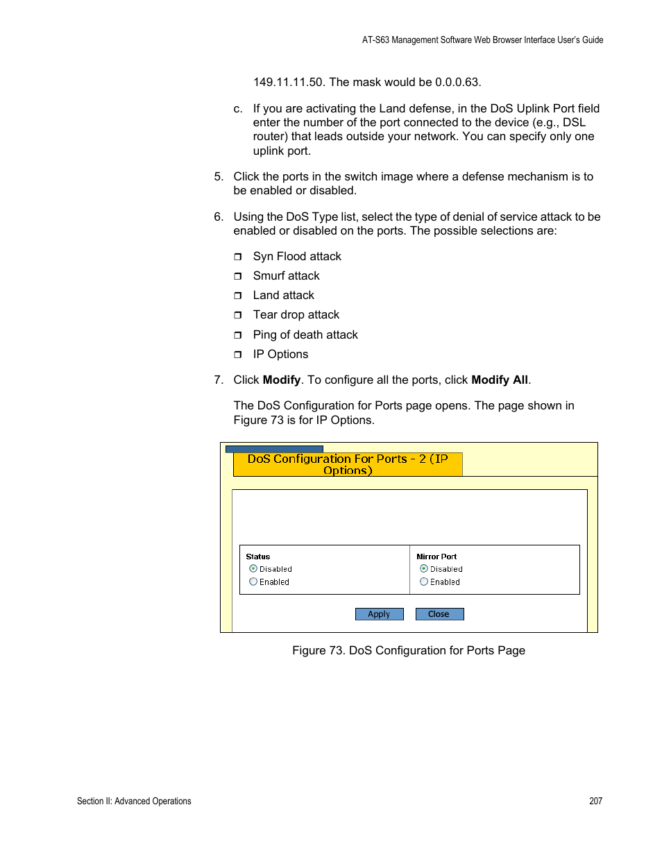 Allied Telesis AT-S63 User Manual | Page 207 / 430