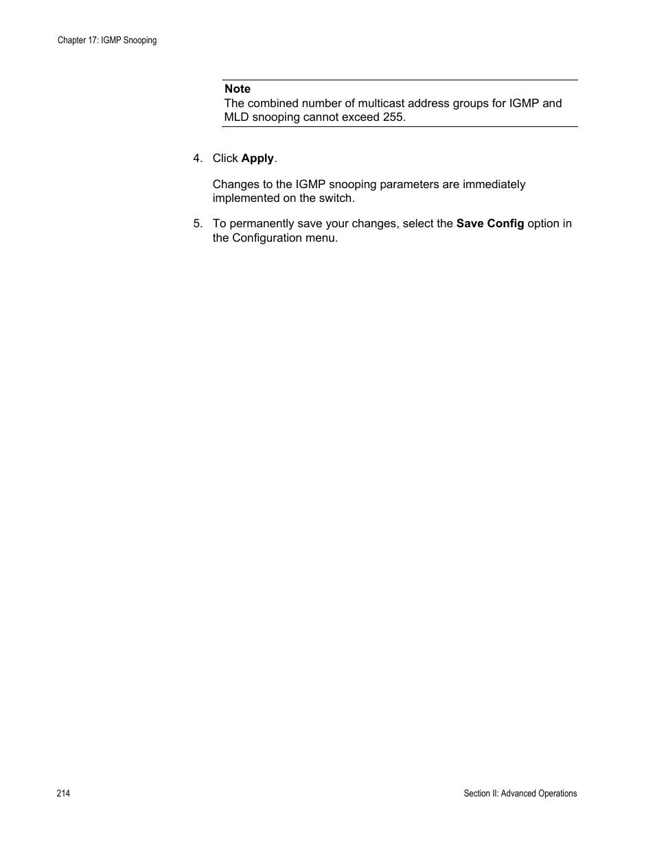 Allied Telesis AT-S63 User Manual | Page 214 / 430