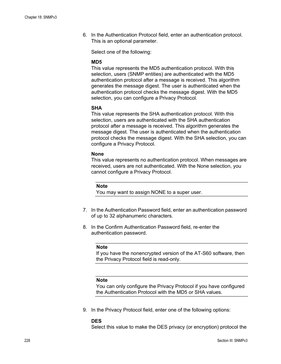 Allied Telesis AT-S63 User Manual | Page 228 / 430