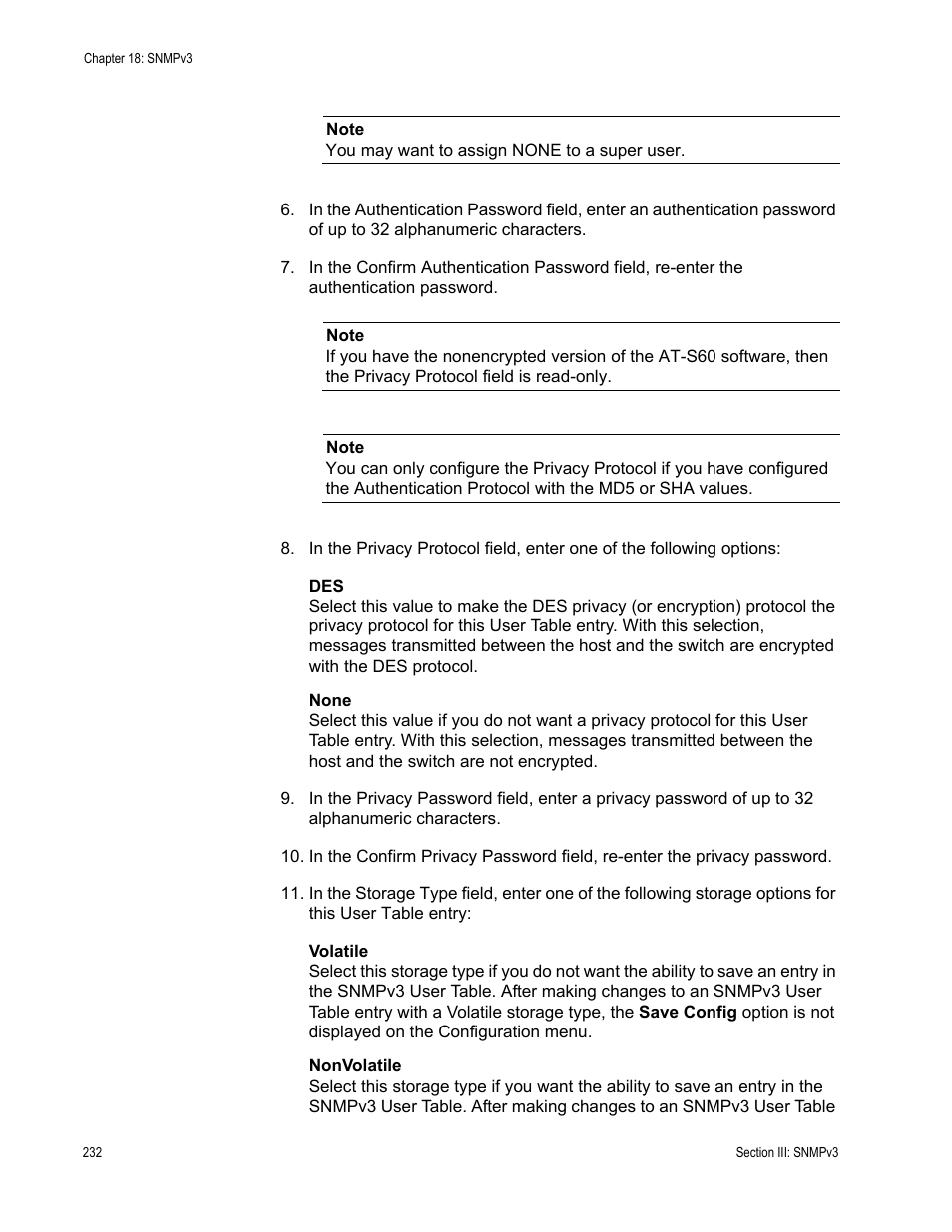 Allied Telesis AT-S63 User Manual | Page 232 / 430