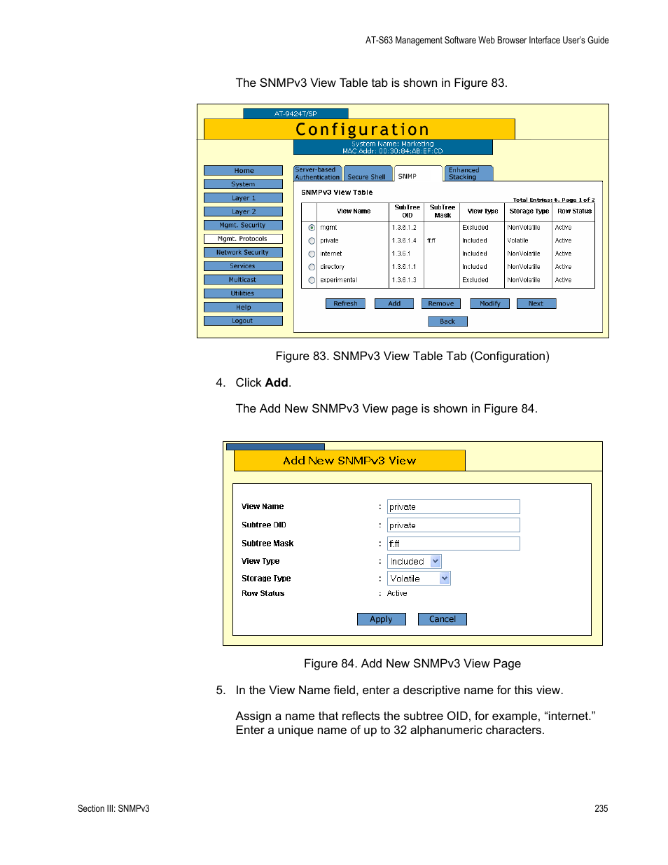 Allied Telesis AT-S63 User Manual | Page 235 / 430