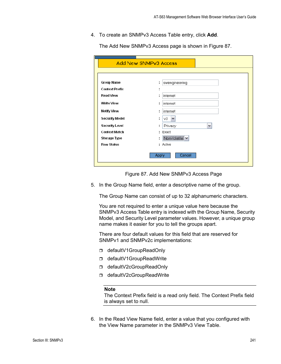 Allied Telesis AT-S63 User Manual | Page 241 / 430