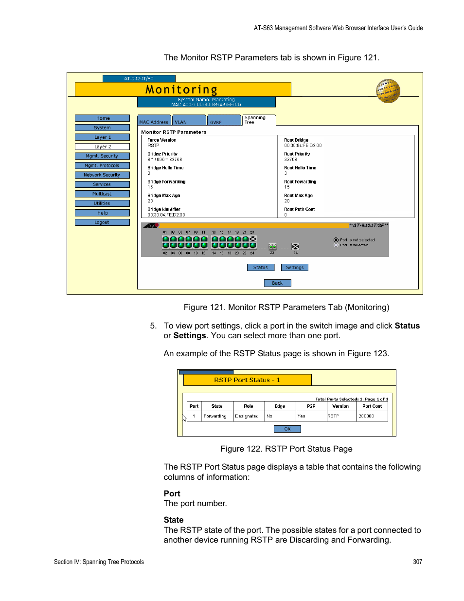 Allied Telesis AT-S63 User Manual | Page 307 / 430