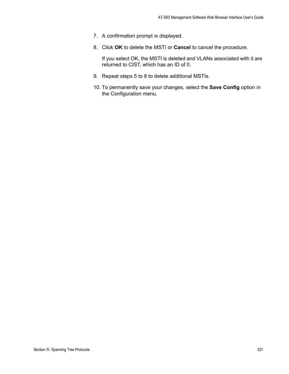 Allied Telesis AT-S63 User Manual | Page 321 / 430