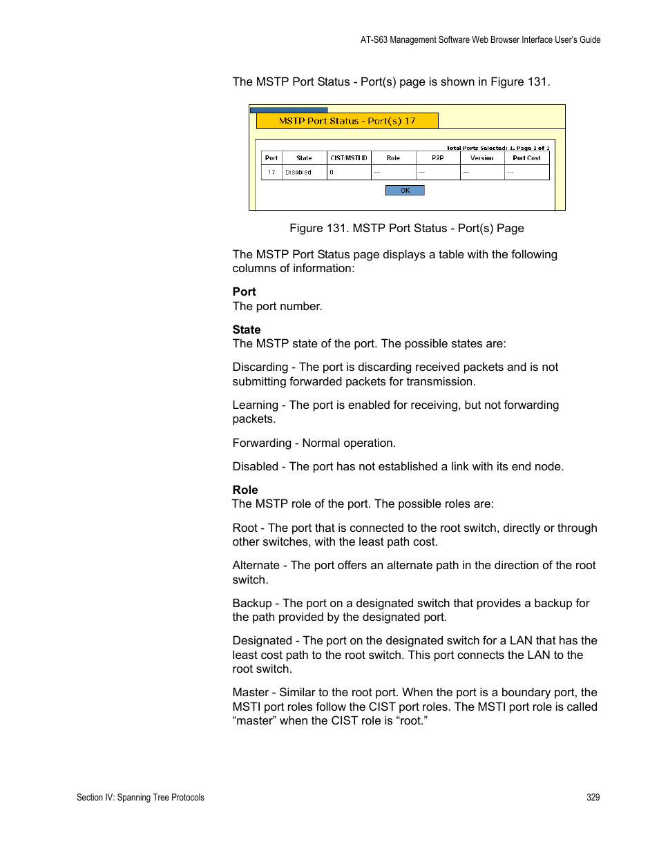 Allied Telesis AT-S63 User Manual | Page 329 / 430