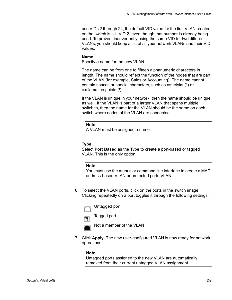 Allied Telesis AT-S63 User Manual | Page 339 / 430