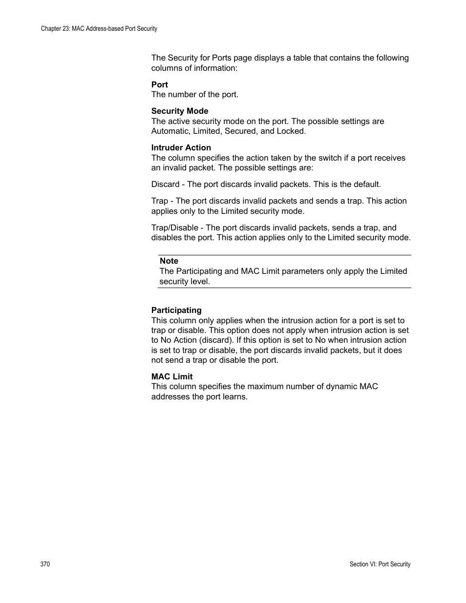 Allied Telesis AT-S63 User Manual | Page 370 / 430